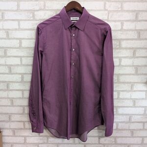 NWOT Calvin Klein slim fit bordeaux shirt, Size 15.5 34-35